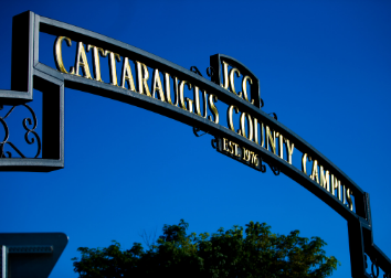 Image of the Cattaraugus County Campus archway