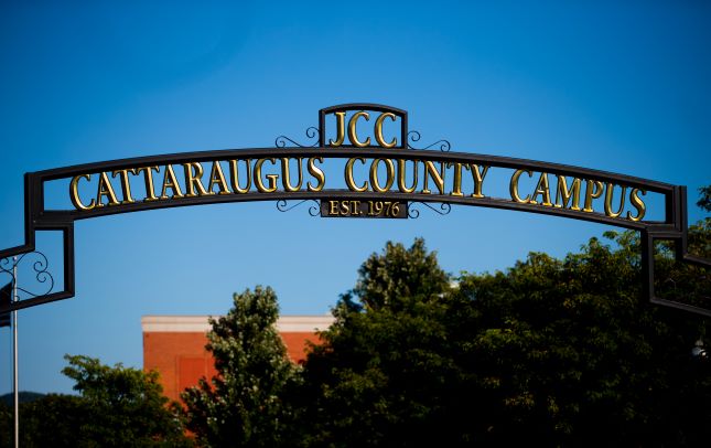 A look at the entrance sign to JCC's Cattaraugus County Campus